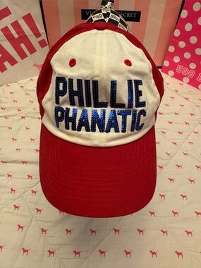 VS PINK X 47 VINTAGE PHILADELPHIA PHILLIES PHILLIE PHANATIC BLING BASEBALL HAT